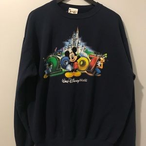 WALT DISNEY WORLD Sweatshirt 2007 Size L